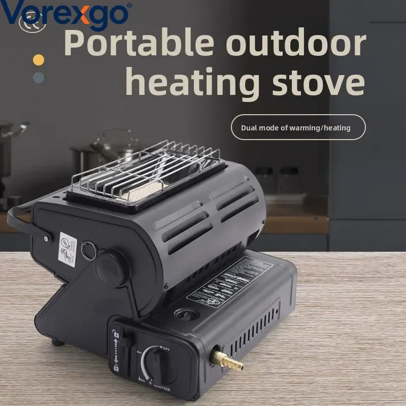 Multifunctional Heating Dual-purpose Cassette Furnace Practical Small Portable Cassette Furnace Outdoor Portable Heating Furnace