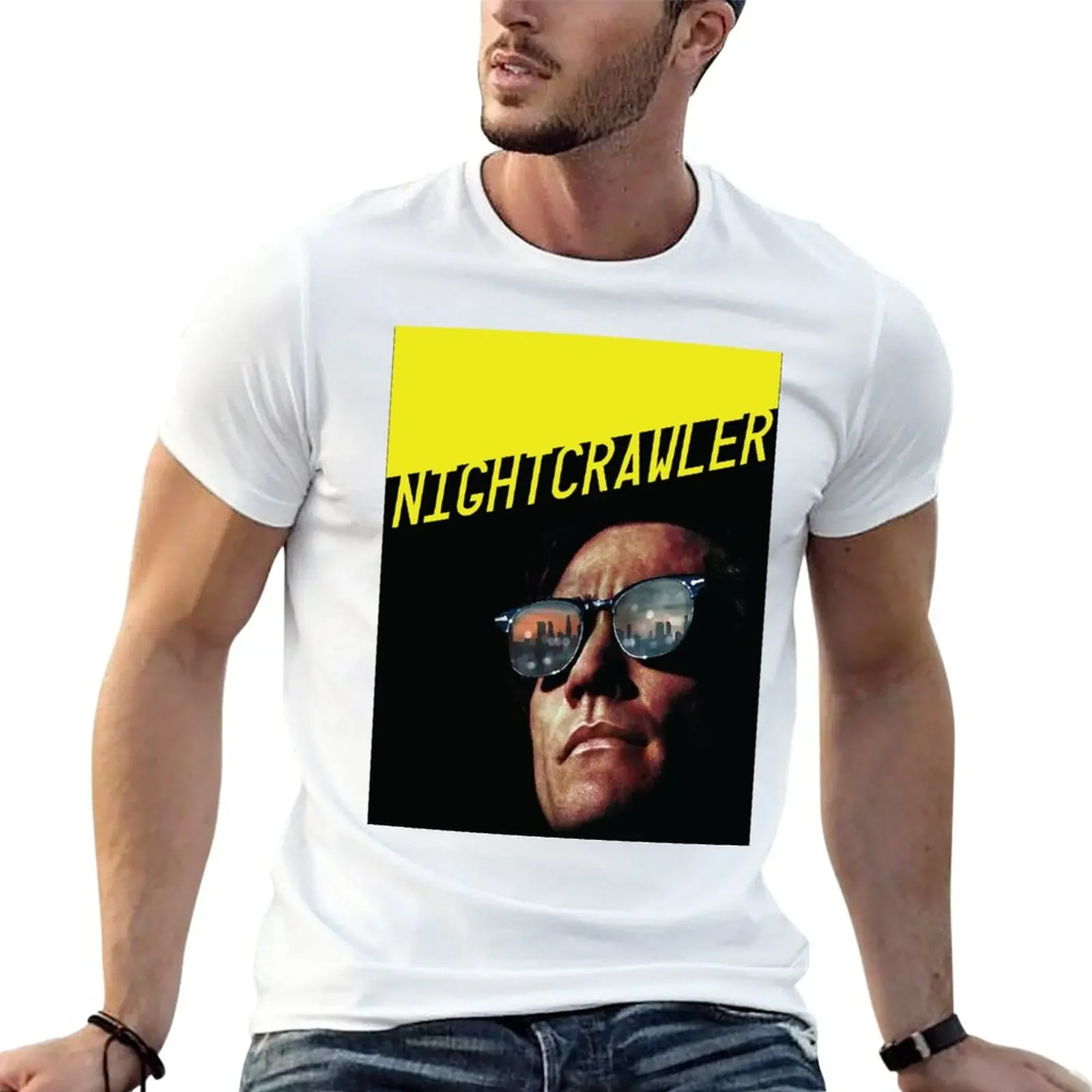 New Movie: Nightcrawler with Jake Gyllenhaal T-Shirt graphic t shirts summer clothes tops tshirts for men