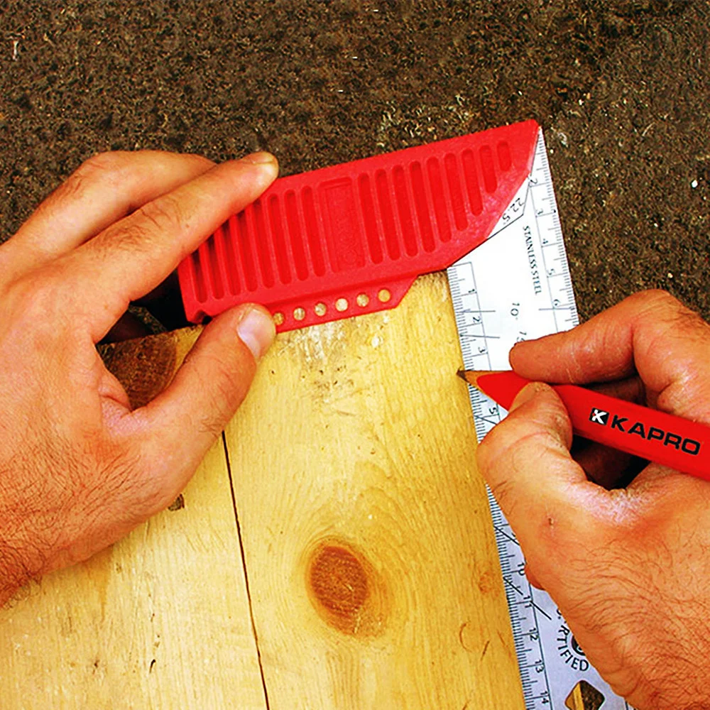 Imagem -06 - Kapro Portátil Multi Função Régua Retangular para Woodworking Quadrado 90 Graus de Aço Inoxidável Engrossado Linha Marcação Régua