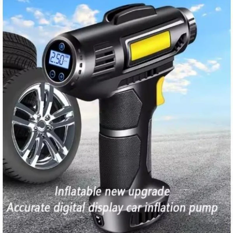 

Intelligent Digital Display Wireless Portable Handheld Car Tire And Bicycle Air Pump