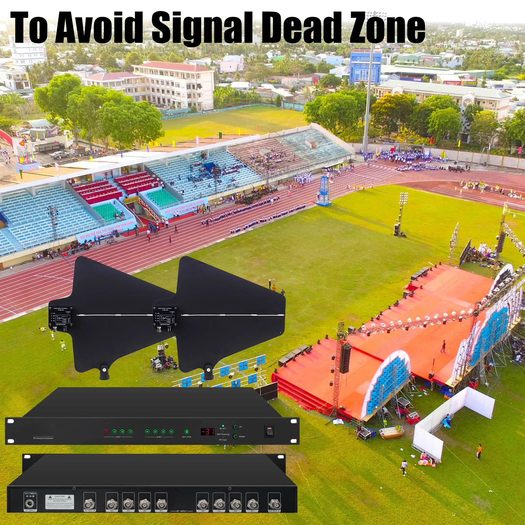 Leicozic MT990 Antenna Distributor System 8 Channel Power Distribution 470-970MHz NO Signal Dead Zones Suitable For Large Venue - Image 6