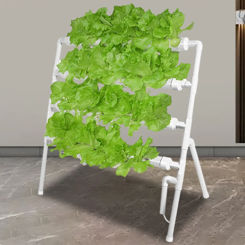 

Hydroponic Vegetable Planter Automatic Hydroponic Growing System Soilless Culture Equipment 36 Plant Sites LadderFlower Pot Rack