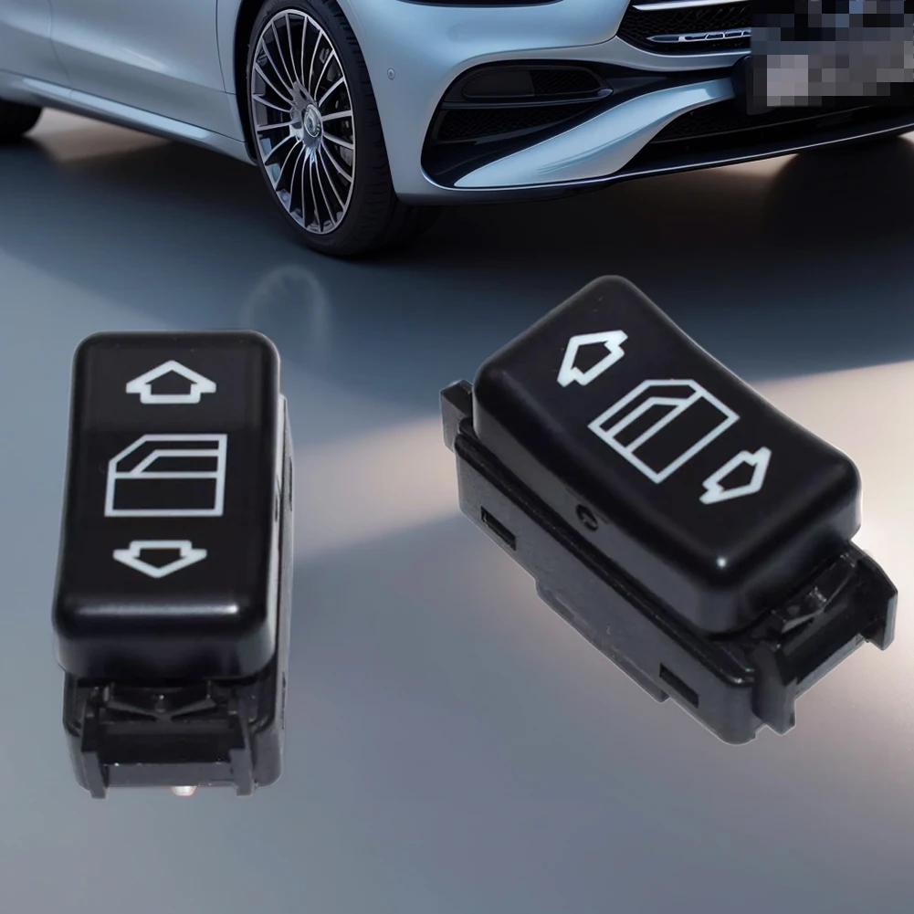 

2Pcs Master Power Window Switch Button Replace 1248204510 1248204610 Compatible with Mercedes W124 W126 W201