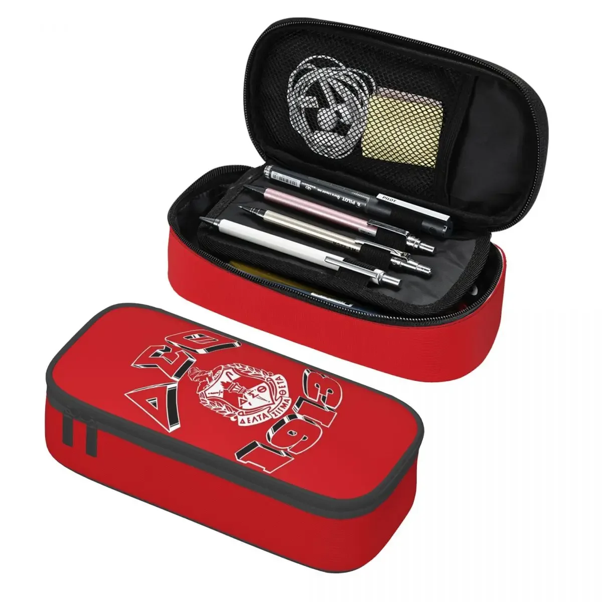 

Custom Kawaii Delta Sigmas Theta Sorority Pencil Case for Boys Gilrs Large Storage Pencil Box School Accessories