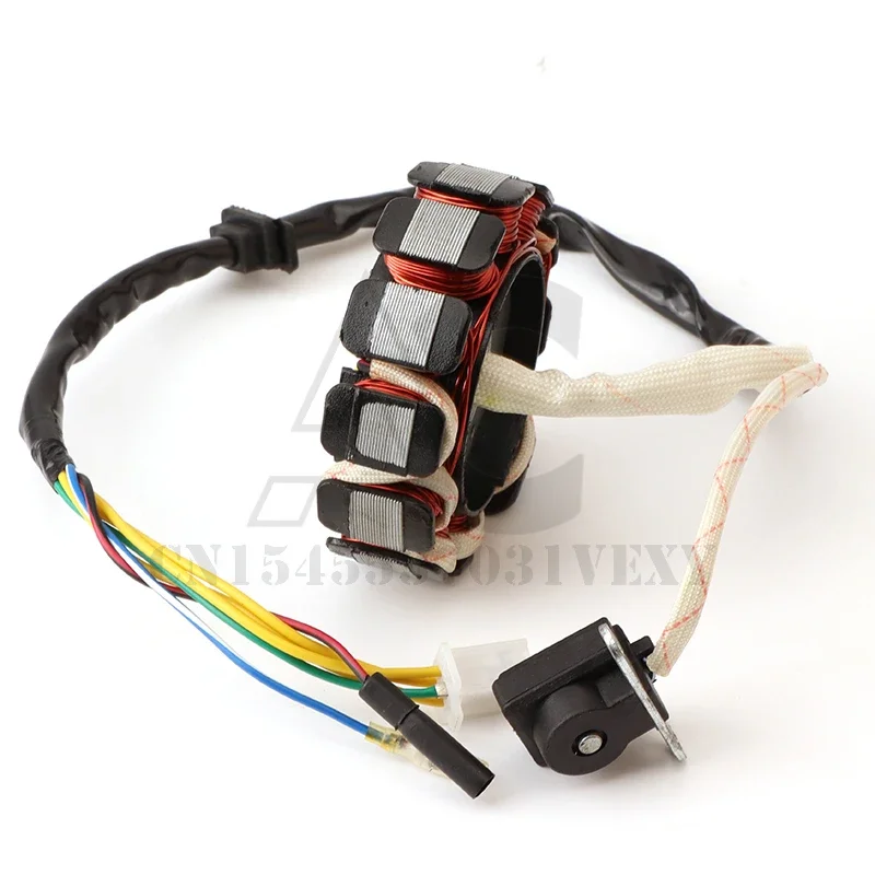 Motorcycle Parts GY6 125-11 Pole Generator Magneto Ignition Stator Coil Suitable for 150cc 125cc Scooter ATV Kart