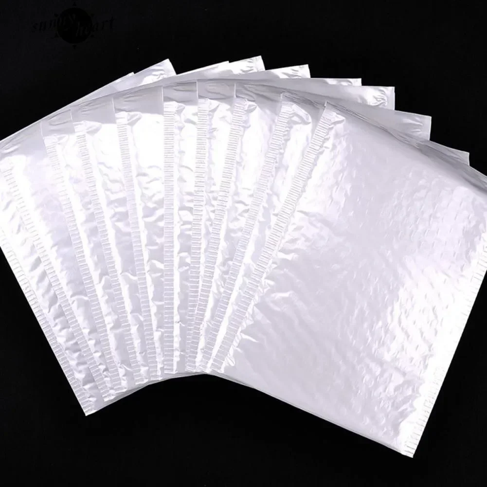 50/30/10pcs Bubble Mailers Wholesale White Padded Envelope for Packaging Mailing Gift Self Seal Shipping Bags Bubble Envelope