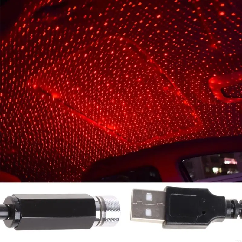 

Car USB Star Beautiful Ceiling Light Starry for Projection Decor Lamp Roof LED Protable Night
