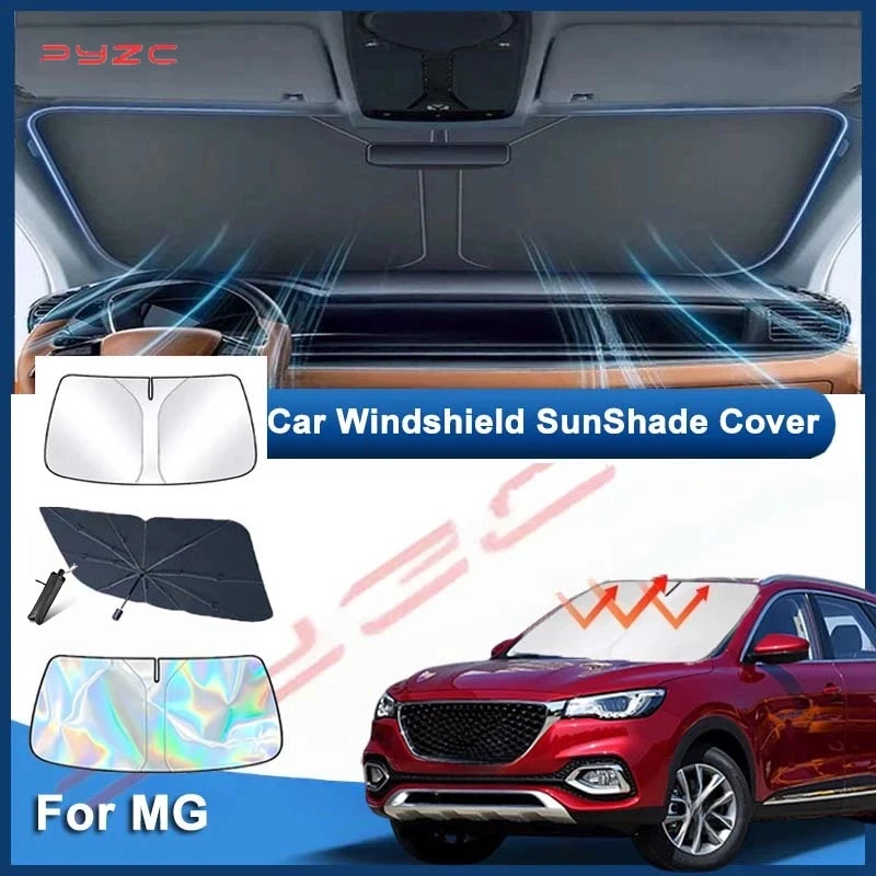 Car Windshield Sun Shade For MG HS EHS PHEV 2018 2019 2021 2022 2023 Accessories Reflector Sunshade Offers Protection