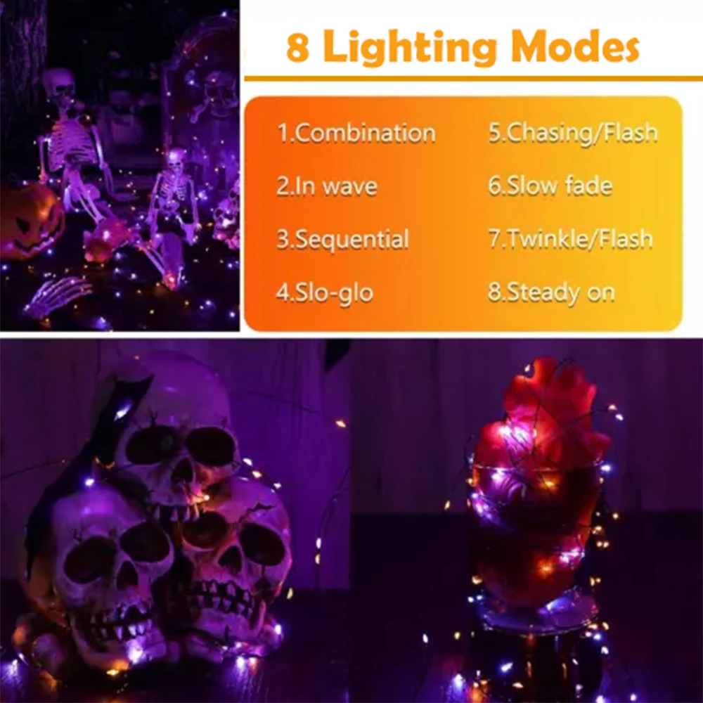 Гирлянда из медной проволоки, 10-120 м