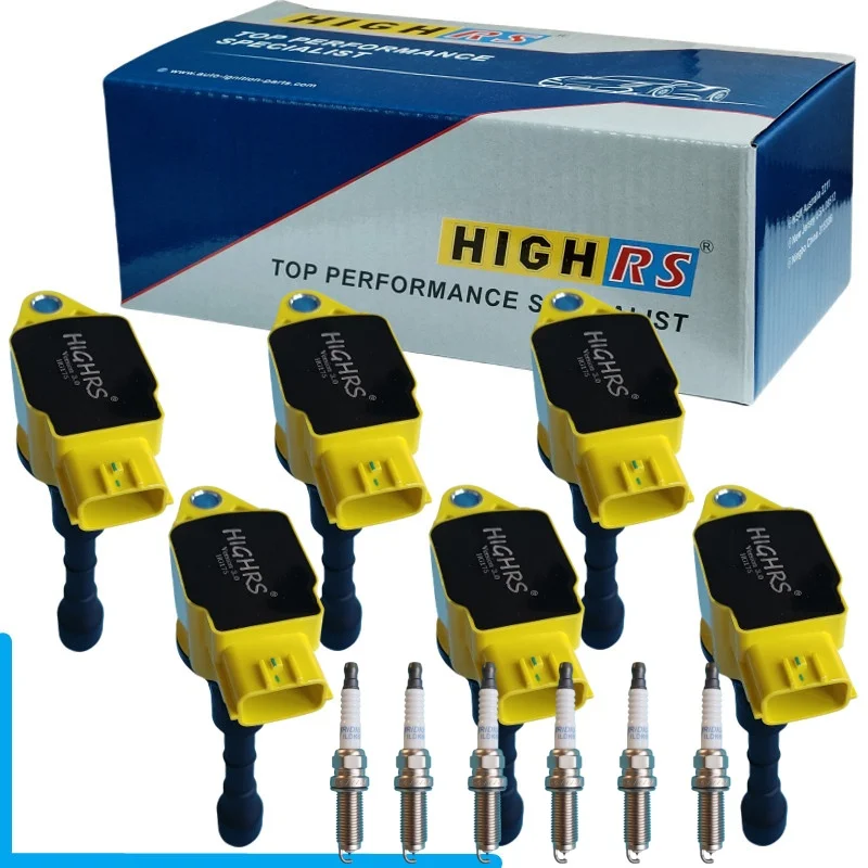 3.7L V6 VQ37VHR Ignition Coil Iridium Spark Plug G37 M37 EX37 FX37 Q40 Q50 Q60 EX37 FX37 Q70L 370Z
