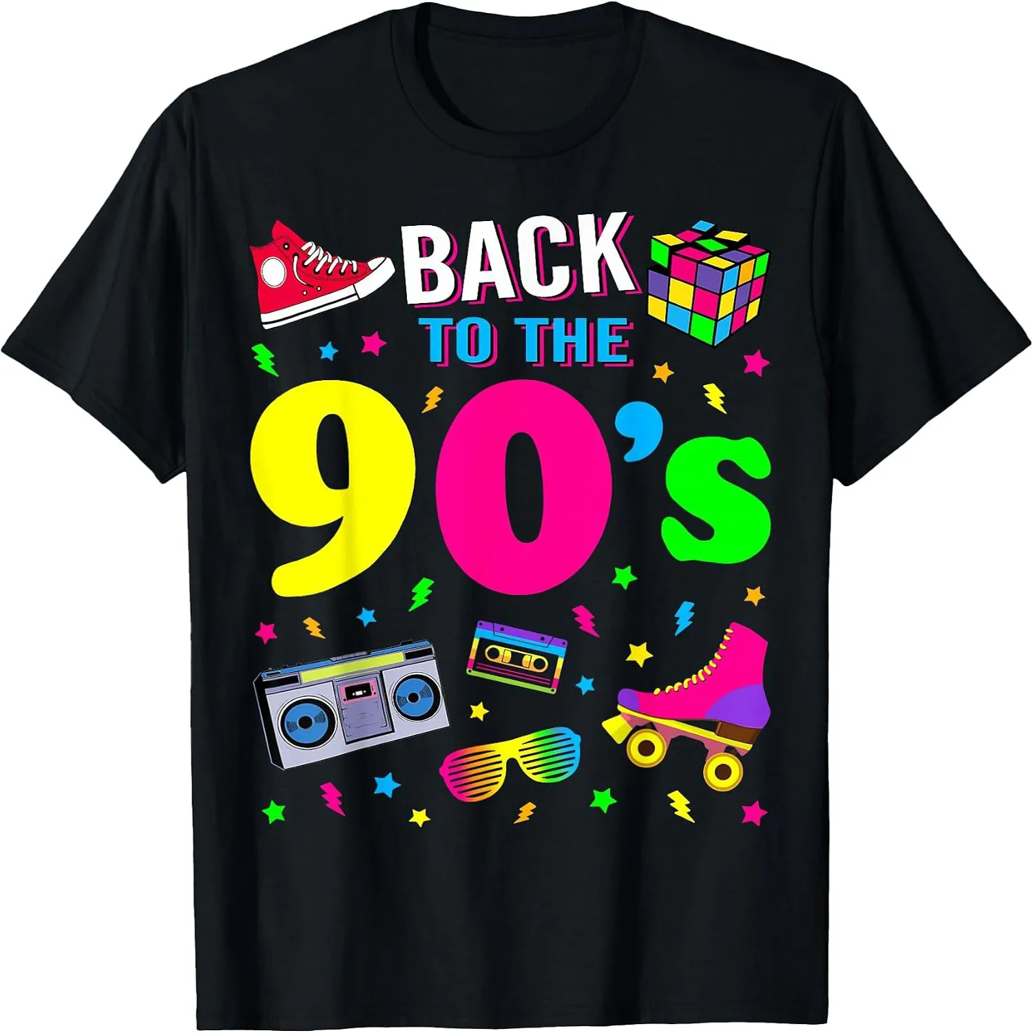 Back To The 90s Retro Nostalgia 90s Party Graphic T-Shirt