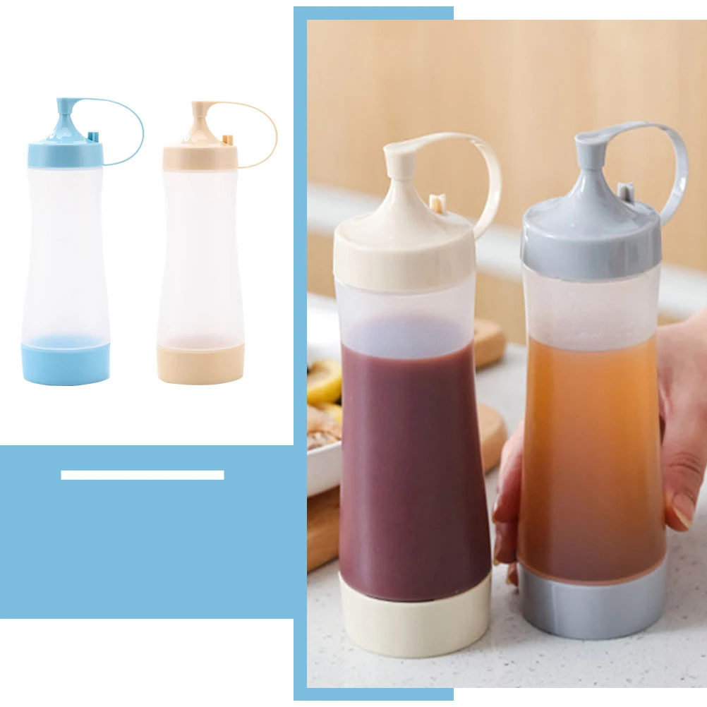 

3pcs Squeeze Sauce Bottles Condiment Containers Ketchup Holders Kitchen Accessories Food Grade PE Soft Leakproof for Barbecue