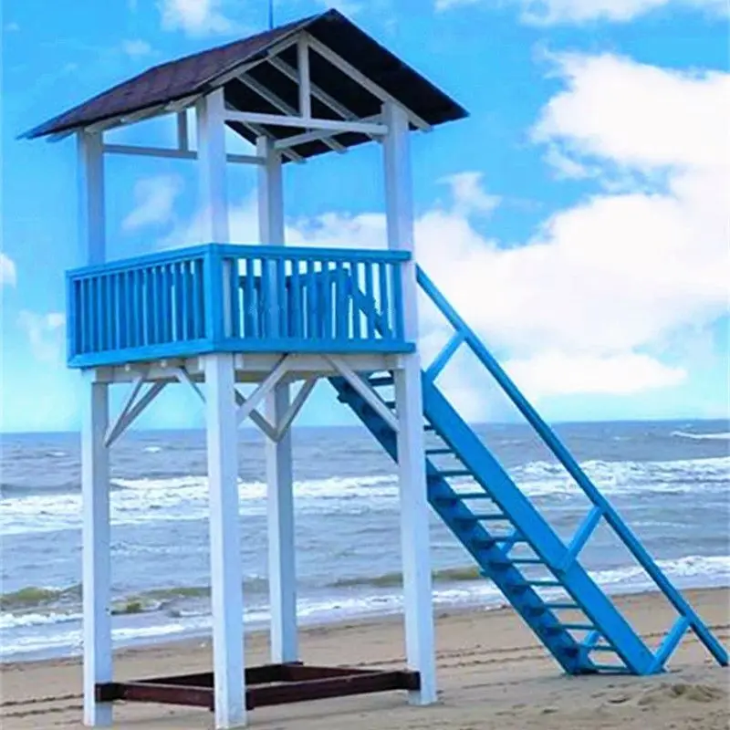 #Antiseptic wood lookout tower Cultural tourism scenic camp Gazebo lookout platform Seaside life-saving station Wooden beach lan