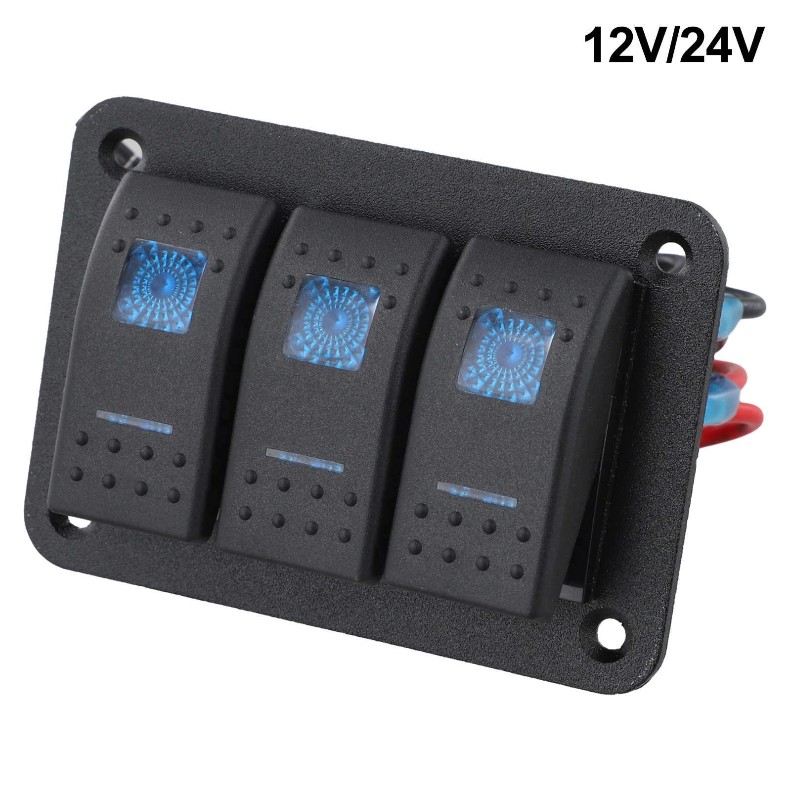 

Настраиваемая панель автомобильного переключателя, соционы ближнего света, 11*11*7, встроенные светодиодные фонари, простая установка для яхты