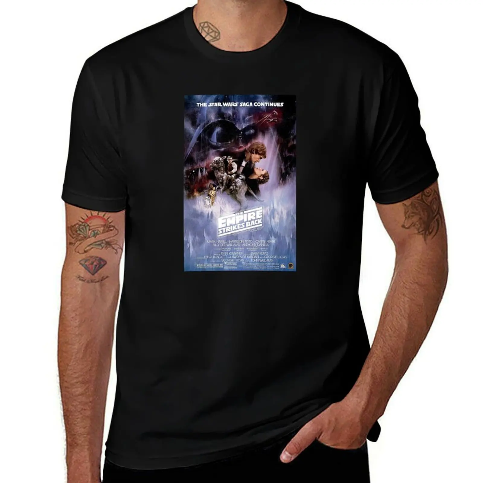 

The Strikes Back Star T-Shirt cheap stuff customs mens vintage t shirts
