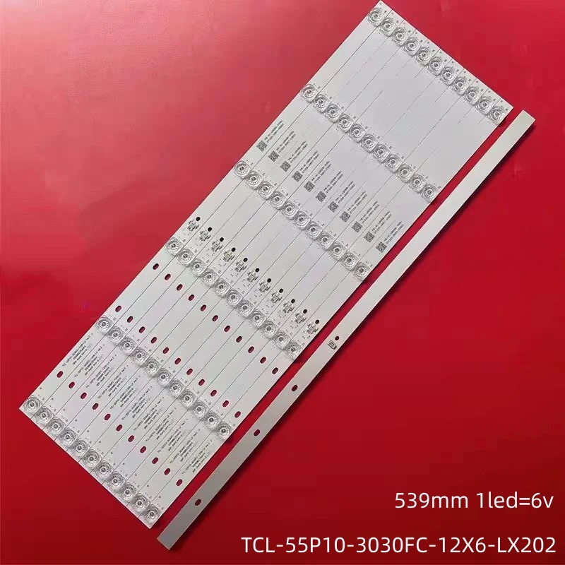 

LED Backlight Strip for TCL 55C715X1 55C717 55C716 55C78 55c811 55c815 TCL-55P10-3030FC-12X6-LX20200106 YHF-4C-LB5506-YH10J