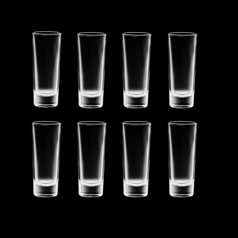 Bicchierini da shot vintage - Set di 4 eleganti bicchieri da liquore con base pesante - Italia