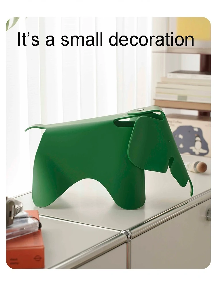 

New Elephant Home Decoration Stool Shrinking Creative Model Small Chair Model Decorative Ornaments