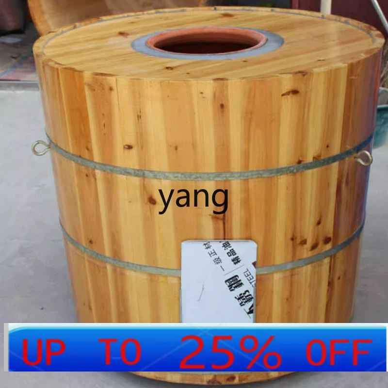 LTT thickened wooden bucket biscuit stove, dried plum vegetable pot helmet, scone stove commercial