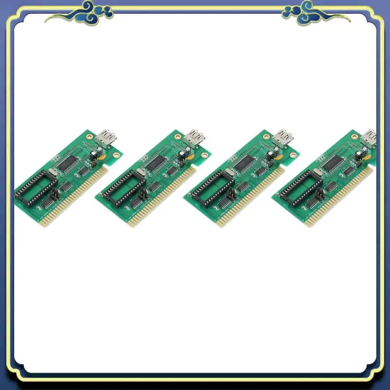 

Портативная плата адаптера 4X ISA к USB, интерфейс ISA к USB-интерфейсу для промышленного управления