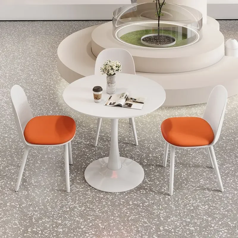 Simple and creative negotiation table and chair combination, small household dining table and chairs