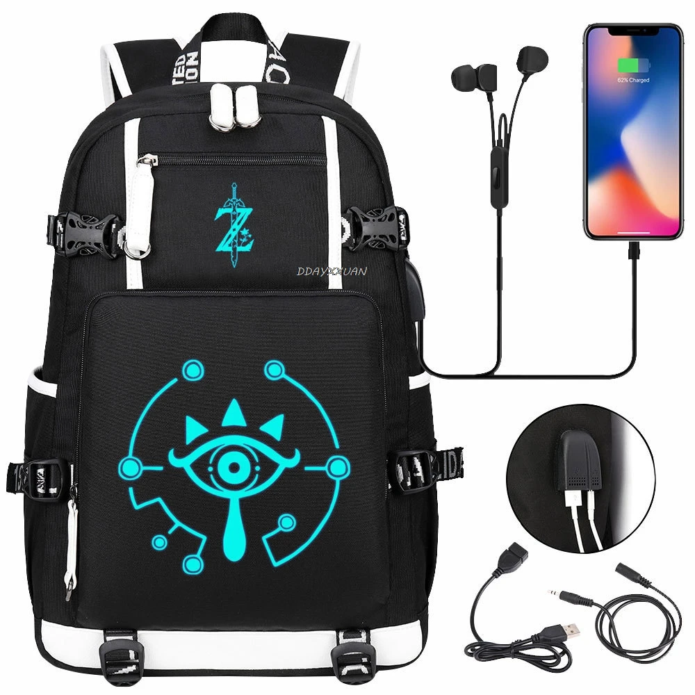 Zelda Backpack Student Schoolbag Computer Bag Backpack Birthday Gift for Girls Kids Boys