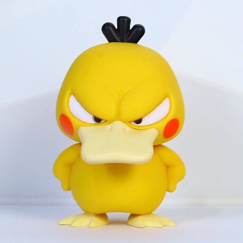 9cm Pokemon Anime Figure Psyduck Figures Angry Psyduck Figurine Model Statue Doll Collection Decoration Toys Christmas Kids Gift