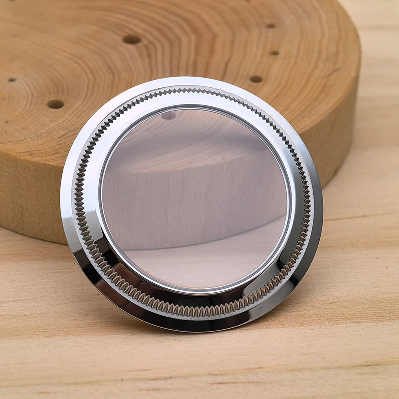 904L Transparent Watch Case Back For Dayton 4130 and 4131 Watches Watch Replacements