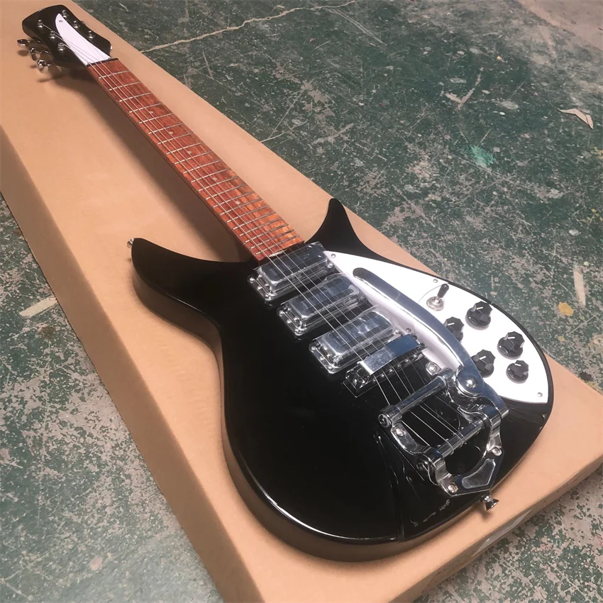 

Stock electric guitar, ricken 325 electric guitar, 34 inch backing, customizable, free delivery, wholesale and retail