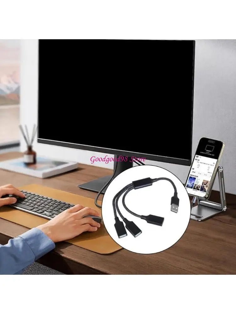 

Портативный USB-разветвитель-концентратор для расширения подключения периферийных устройств портативного ПК