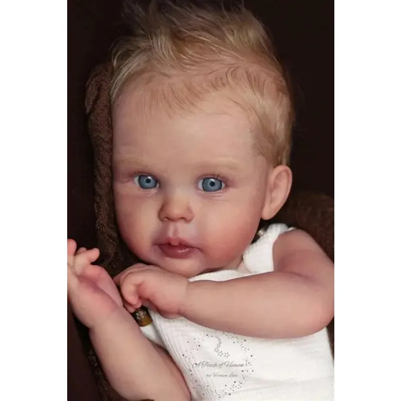 19inch Unfinished Unpainted Reborn Doll Kit Roberto Blank Color Cute DIY Doll Parts