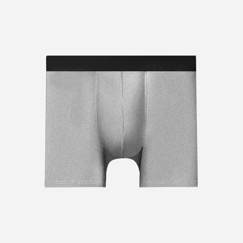 

3 шт.Мужское удлиненное спортивное нижнее белье, увеличенный размер 200 фунтов, быстросохнущее ледяной шелк, мужские брюки с защитой от истирания, квадратные брюки