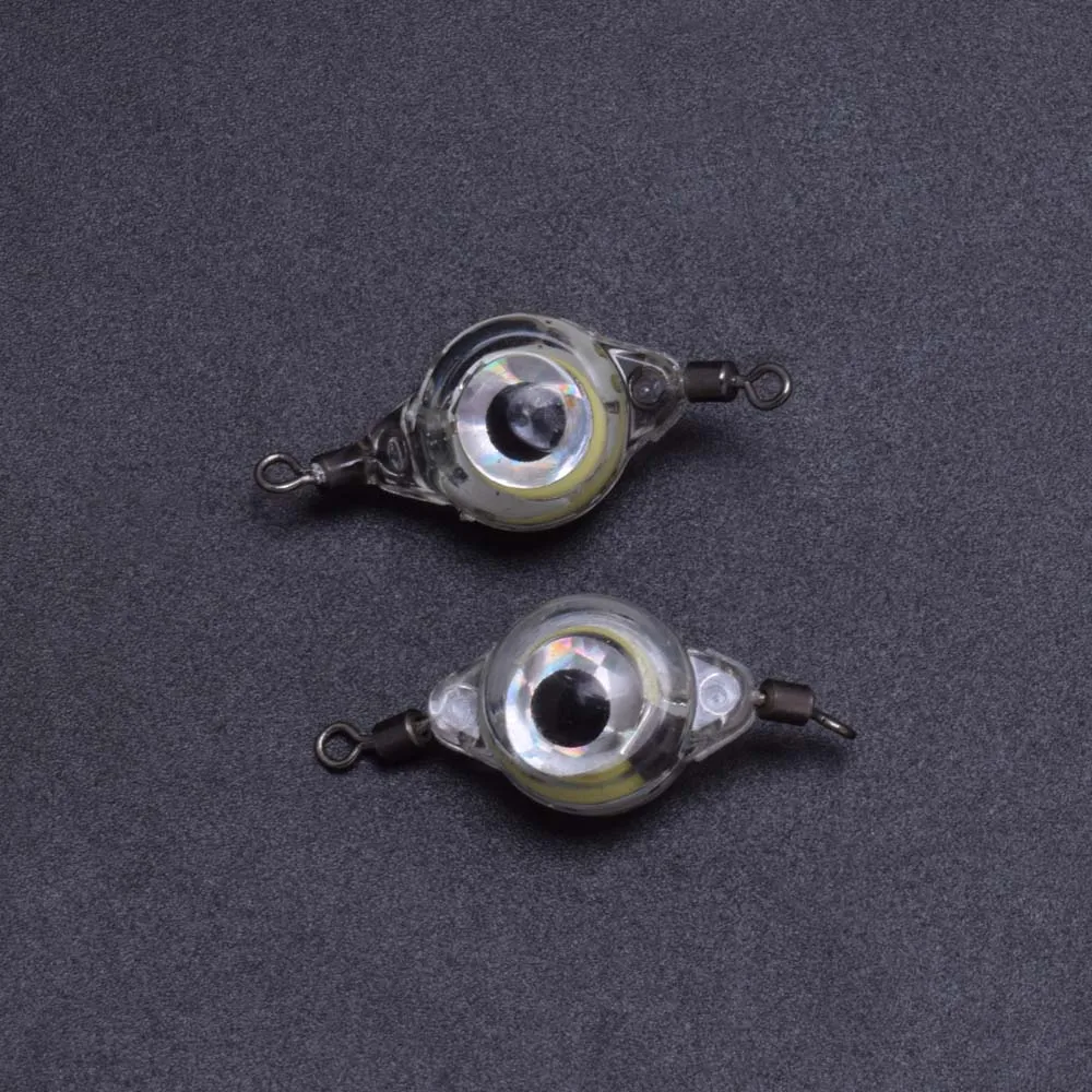 1 piece of LED small fish eye mini fish lure light underwater flashing fish lure light waterproof fishing gear
