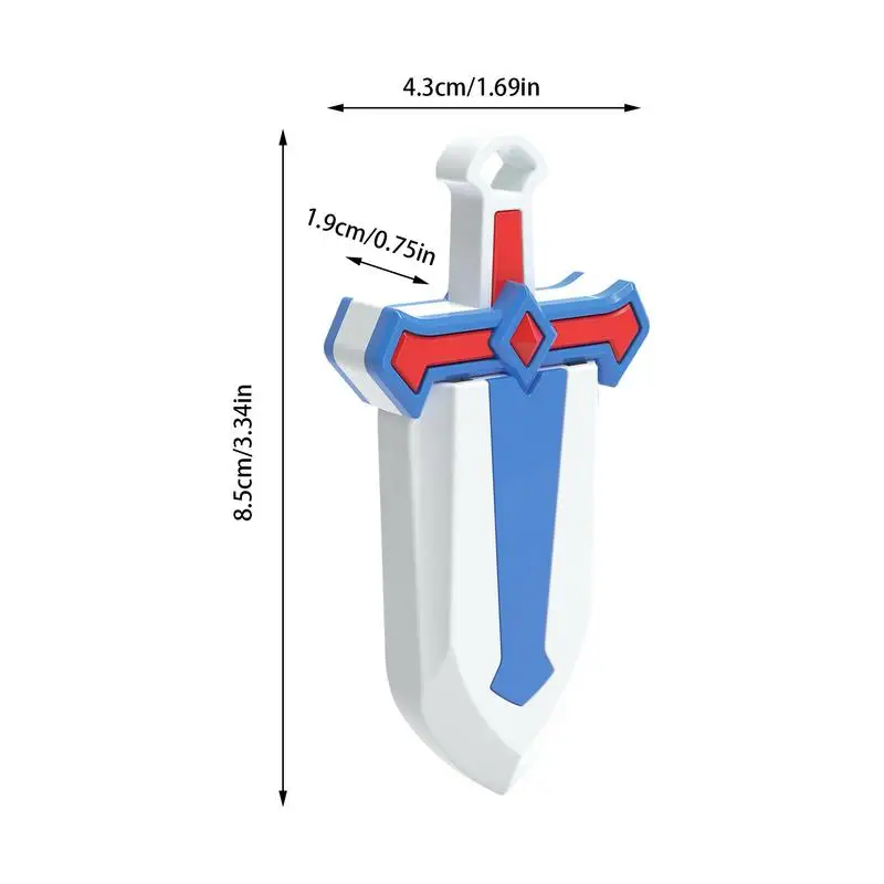 Gravity Fidget Toy Sword In The Stone Toy Sword3D Gravity Radish Sword Retractable Toy Sword Fidget Sensory Push Toys For Adult