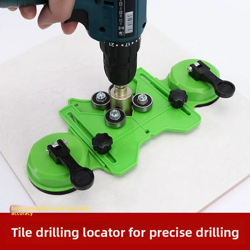 Adjustable Guide Hole Locator 2025 new 4-83mm Glass Tile Opening Locator Suction Cup Marble Punch Drill Guide Diamond Drill