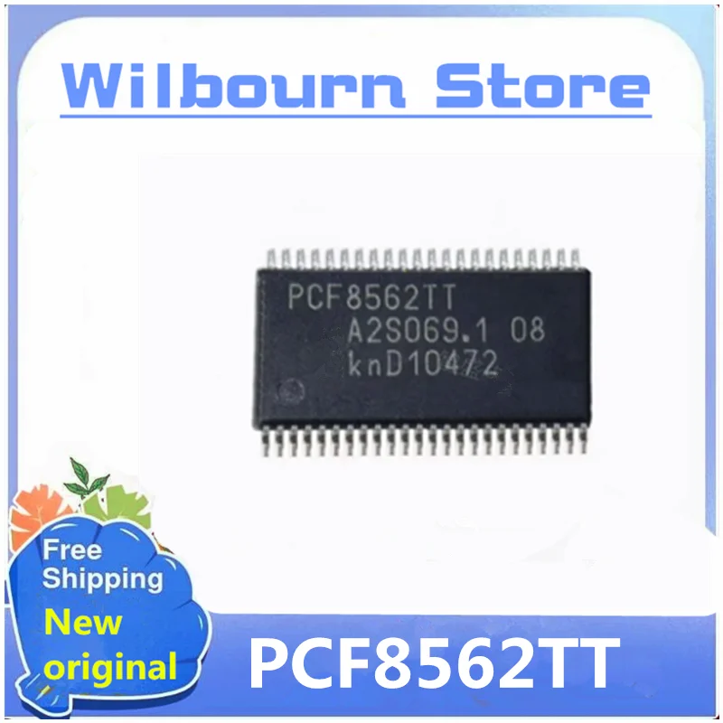 100% New original 10pcs/lot PCF8562TT PCF8562 TSSOP48 new and original in stock