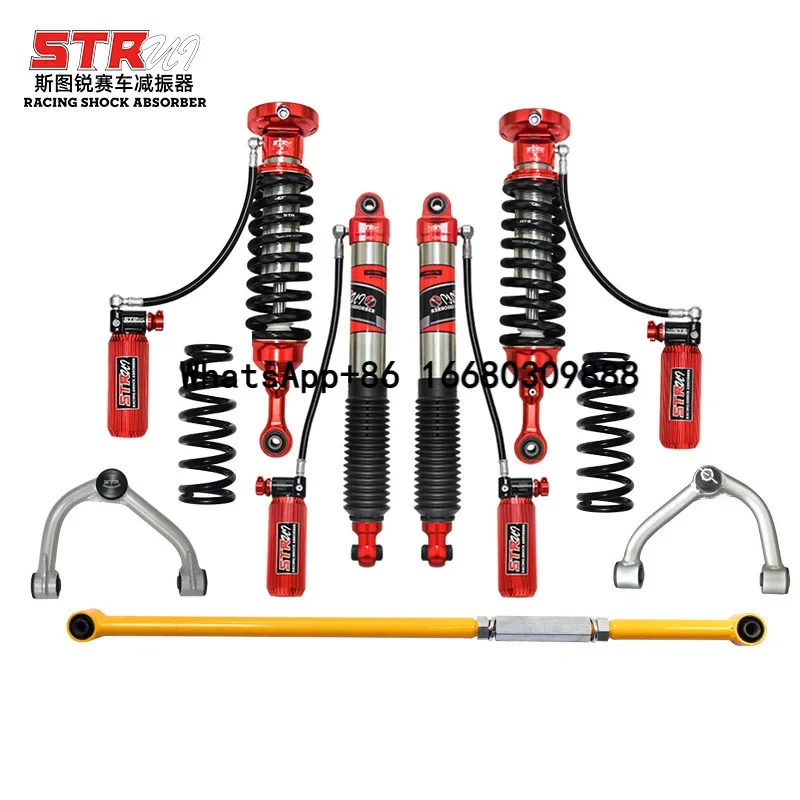 

STR 4x4 off road DSC adjustment Nitrogen gas filled shock absorbers suspension for Pajero Sport