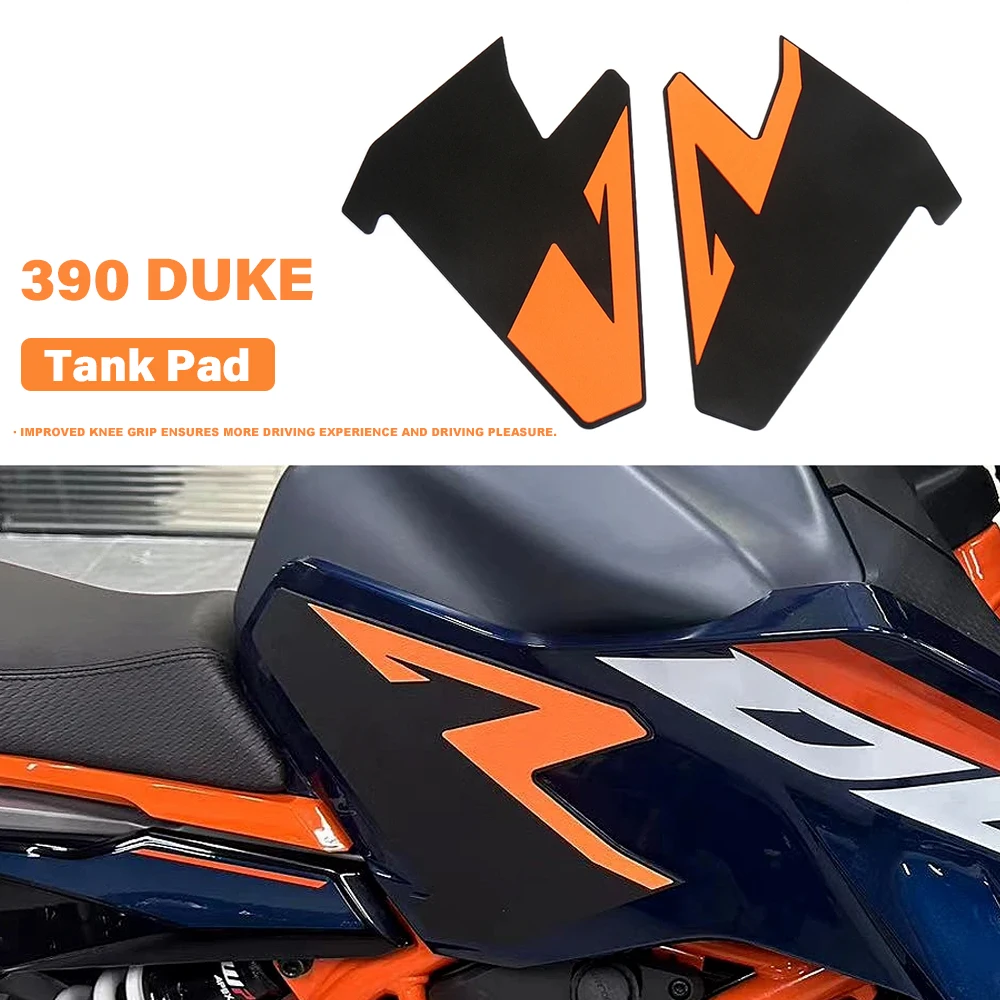 

New Motorcycle Accessories Tank Sticker Pad Non-slip Side Fuel Rubber Waterproof Stickers For 390 Duke 390Duke 390 DUKE 2024