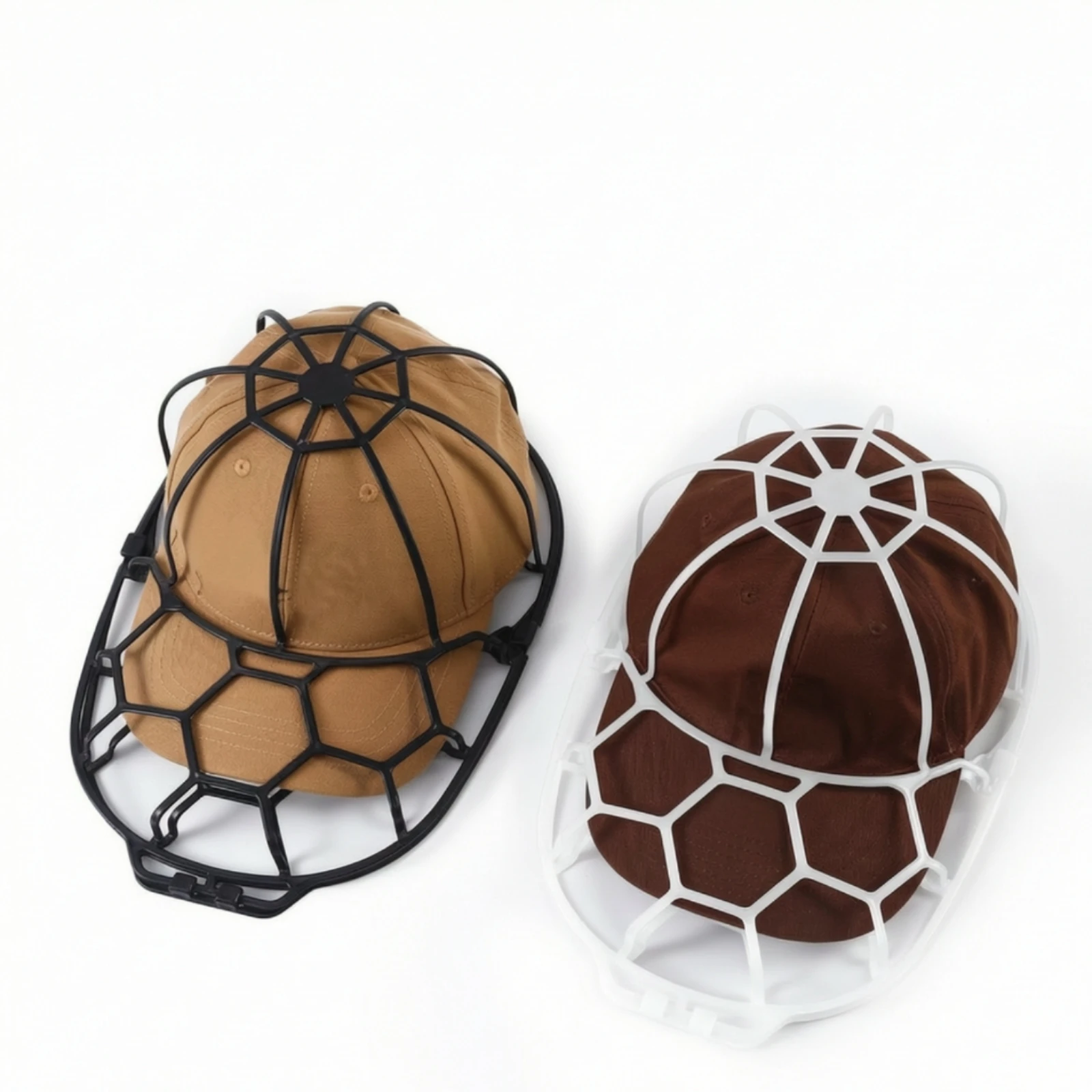 Baseball Cap Washer Shape-Retaining Hat Washing Cage Cap Shaping Rack Machine-Friendly Organizer Easy to Use for Families view 3