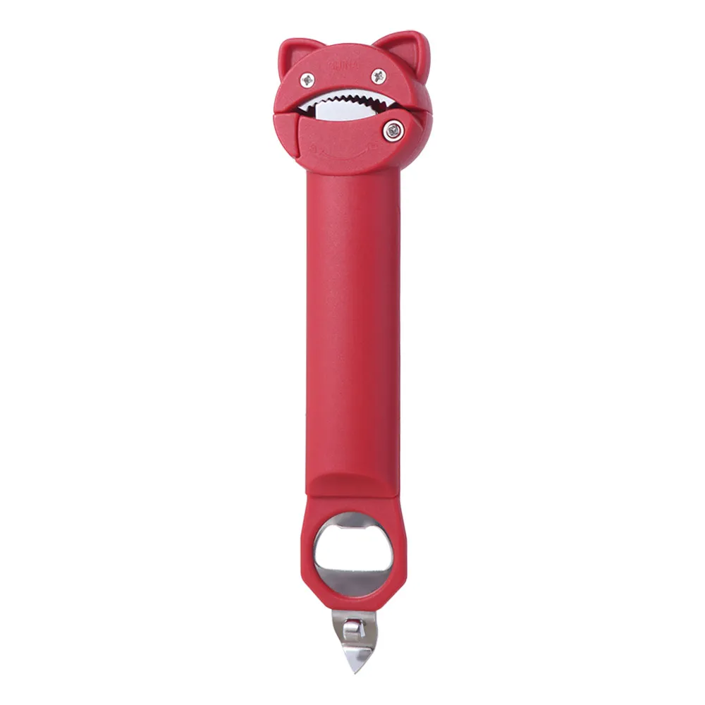 

Adjustable Magnetic Can Opener Bottle Anti Slip Durable Jar Lid Gripper 4 In 1 Labor-Saving Bottle Cap Remover Restaurant