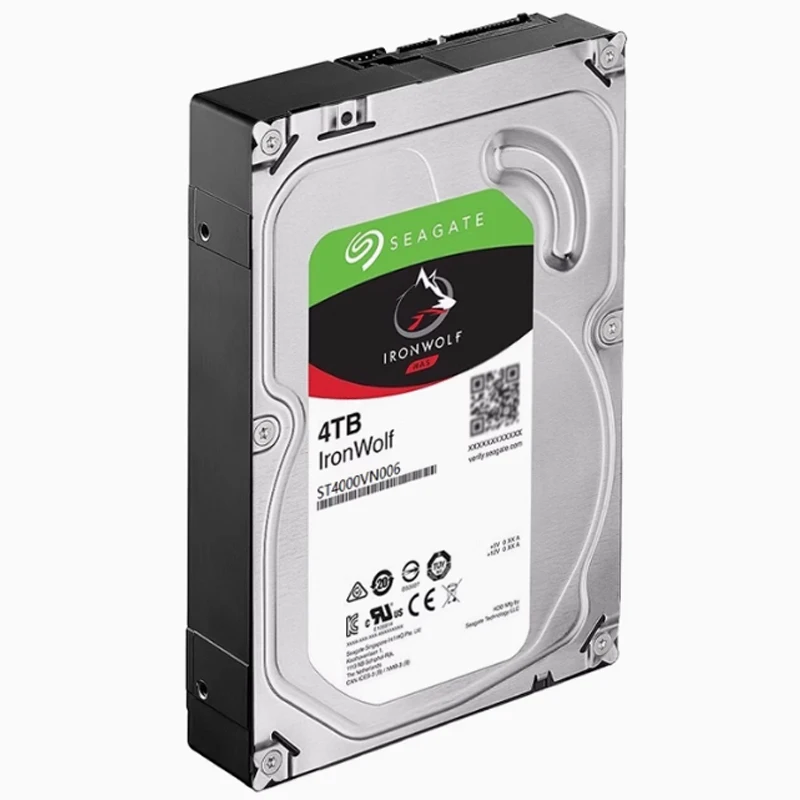 لـ Seagate IronWolf ST4000VN006 Nas 4 تيرا بايت ساتا 6 جيجابايت/ثانية 5900 دورة في الدقيقة 64 ميجابايت كاش 3.5 بوصة محرك الأقراص الصلبة الداخلي HDD 100% تم اختباره