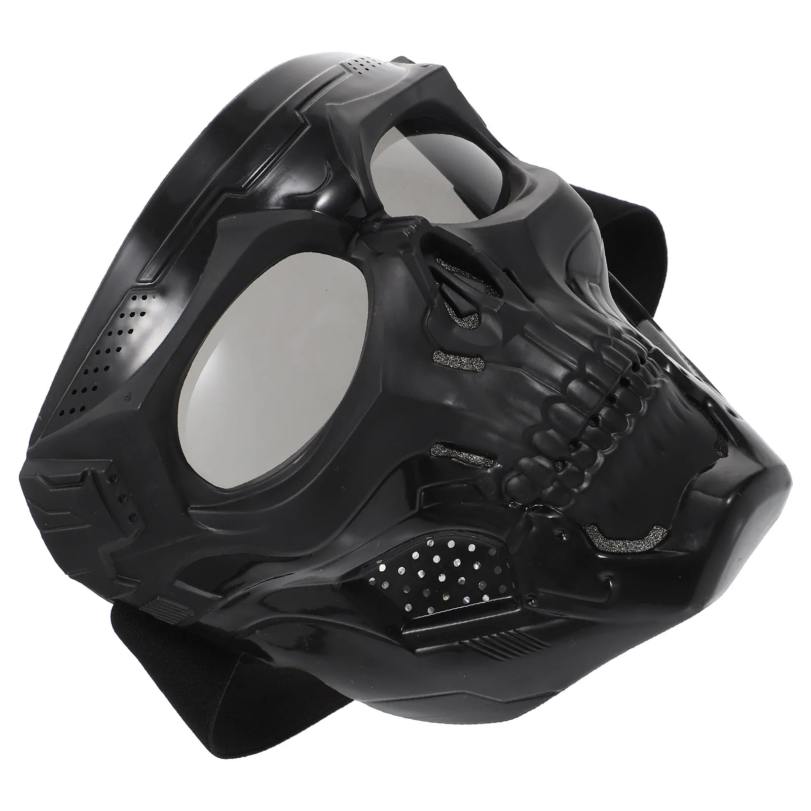 

Мотоциклетная маска-череп с ветрозащитными очками и линзами из поликарбоната, защитная маска для езды на велосипеде, зимняя маска для активного отдыха на улице