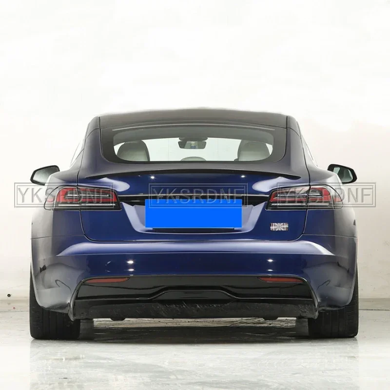 For Tesla Model S 2012-2023 high quality ABS material car tailgate primer color rear spoiler model s car trunk spoiler splitter