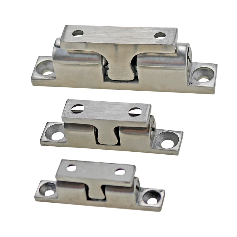 304 Stainless Steel Mirror Facing Ball Lock Elastic Buckle Door Lock Industrial Equipment Cabinet Hidden Door Lock