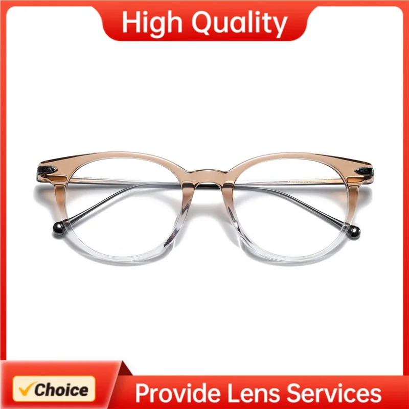 Vintage detail pattern Japanese style Titanium IP Acetate glasses frame Mitsuhiro Hand Made Crafted Eyewear For Men Women M9012