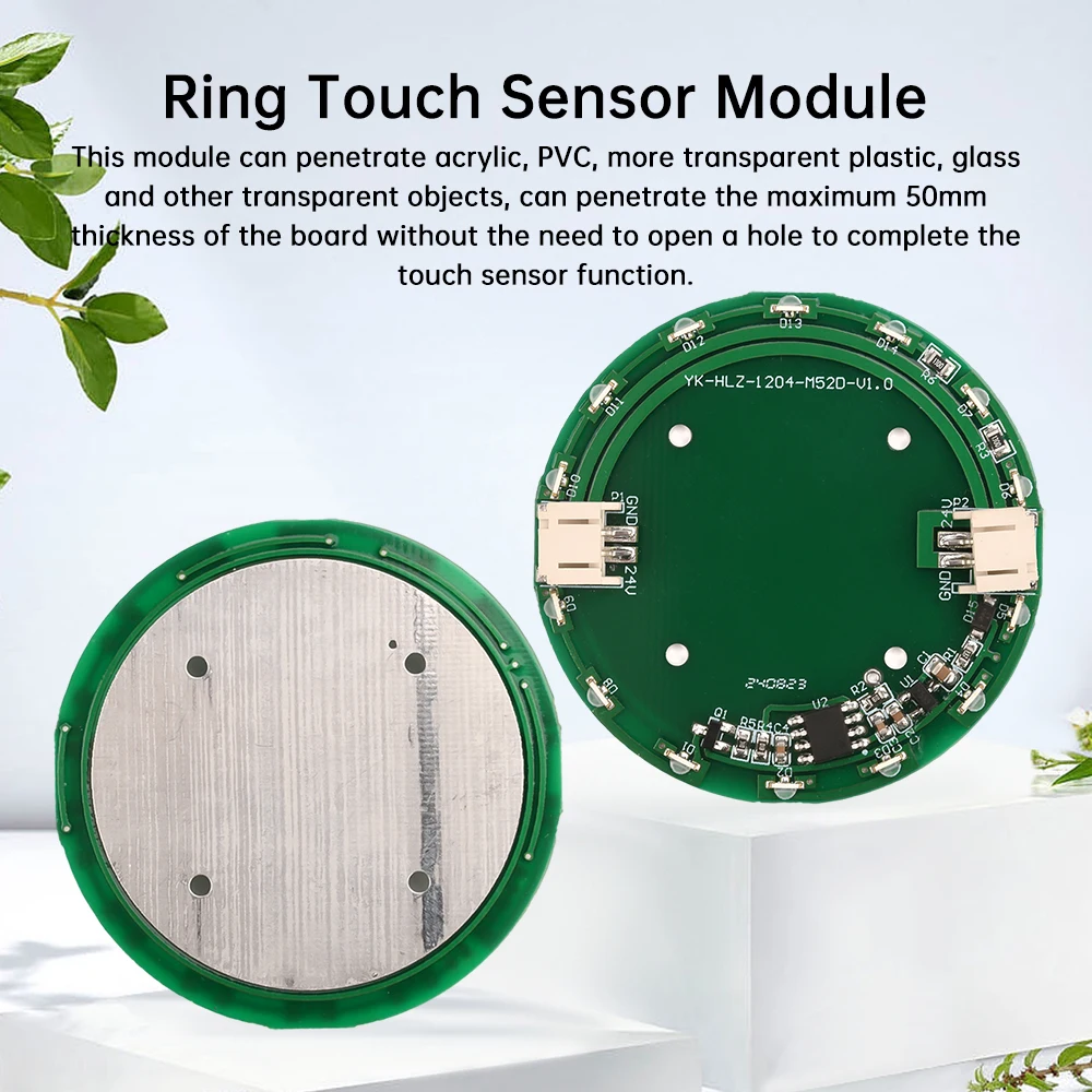 1-10PCS DC 24V 5A Touch Sensitive LED Light-emitting Module Creative Touch DIY Desktop River Light Festive Atmosphere Floor Lamp