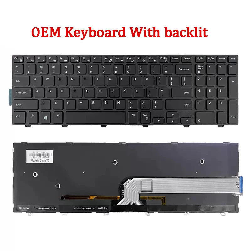 New ORIGINAL Laptop Keyboard For Dell Latitude 3550 3560 3570 3580 3588