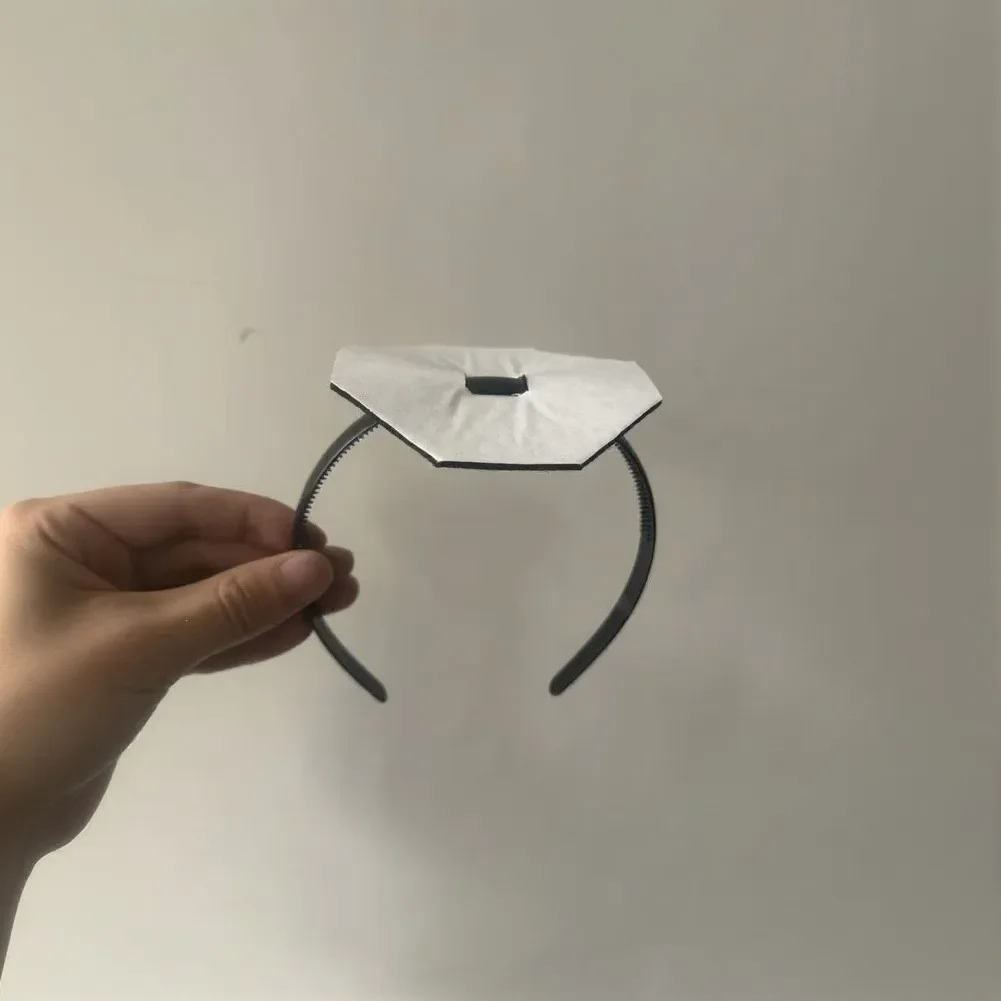 Graduation Cap Headband with Stabilizing Frame for Cap Positioning Plastic Material Complies with Standard Cap Sizing