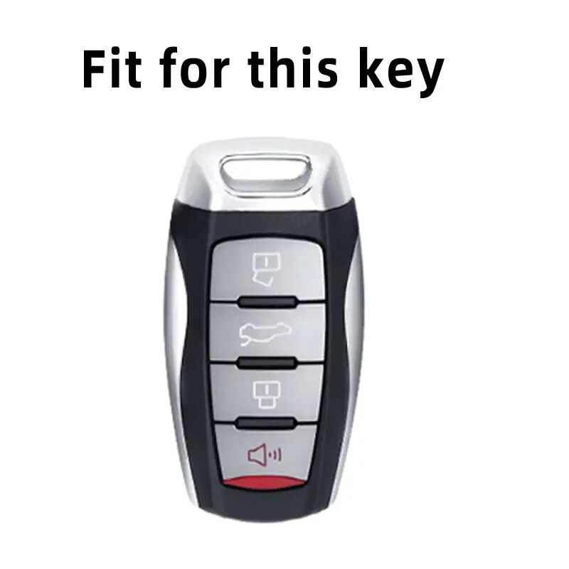 Great Wall Haval Hover H6 H1 H4 H7 H9 F5 F7 H2S GMW Keychain Zinc Alloy Leather Car Key Cover Keychain Car Accessories