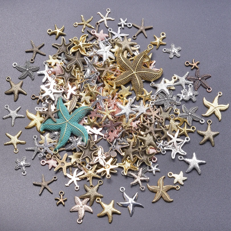 30pcs Mix Color Metal Aircraft Music Note Animal Charms For Jewelry Making Supplies DIY Earrings Bracelets Accessories Pendants